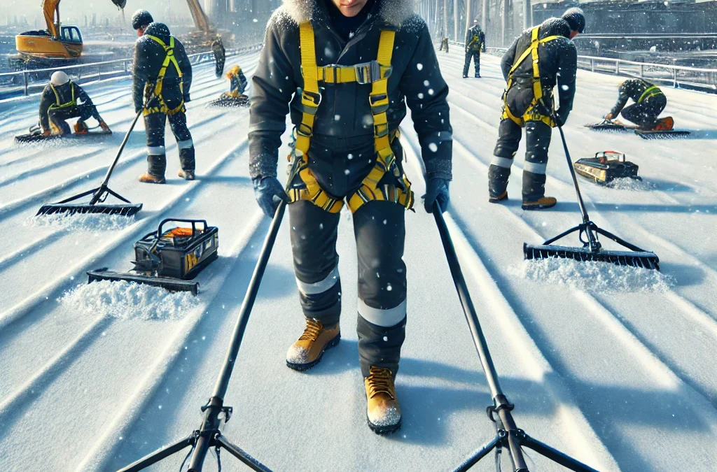 Usuwanie śniegu z dachów – przepisy porady i bezpieczeństwo