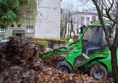 zbieranie liści wspólnoty mieszkaniowe