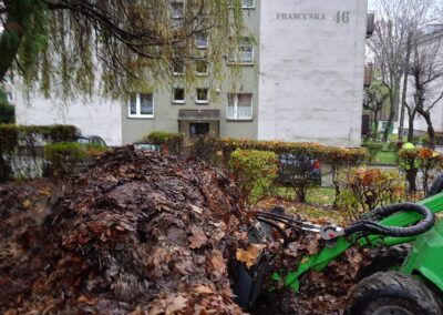 zbieranie liści wspólnoty mieszkaniowe Zabrze